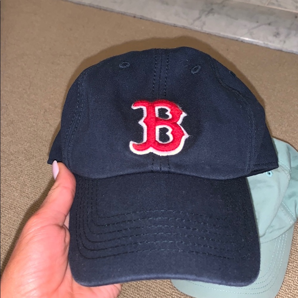 Boston Red Sox hat, bought in the stadium.